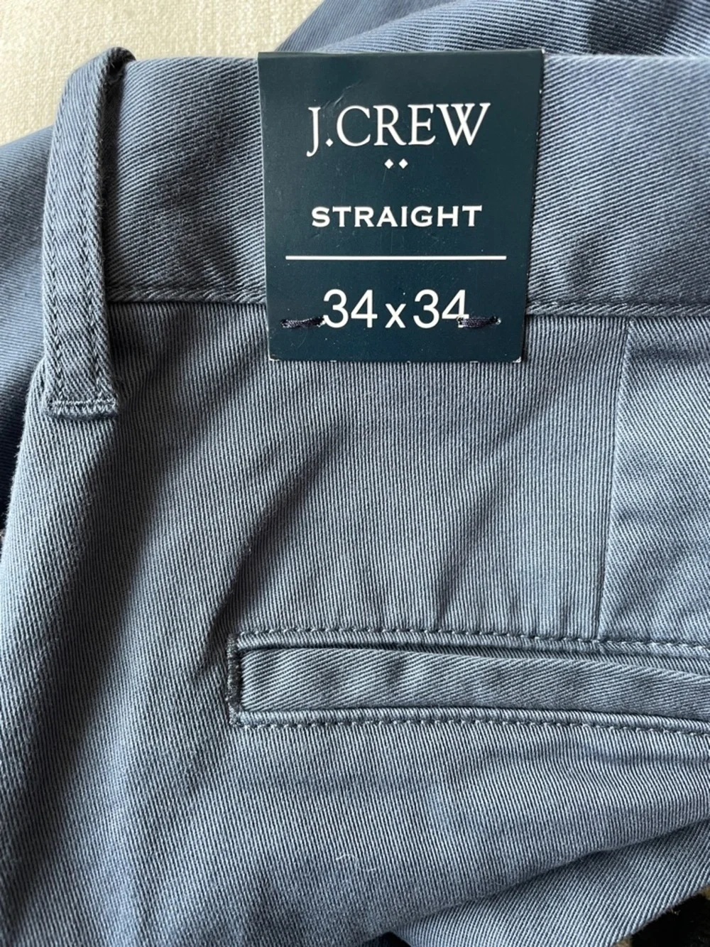 J. Crew Straight Fit Original Chino Pant Legacy Navy 34 x 34‎